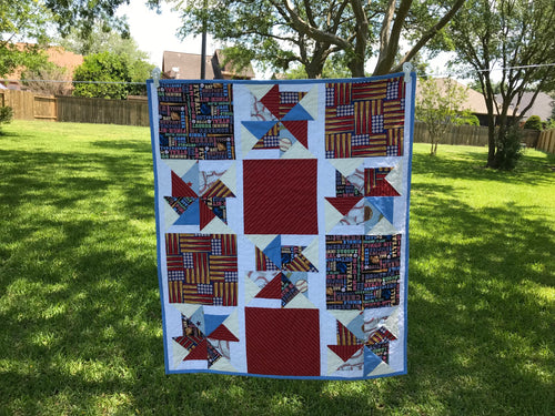 Themed Baby Quilt - Thimbles And Sticks